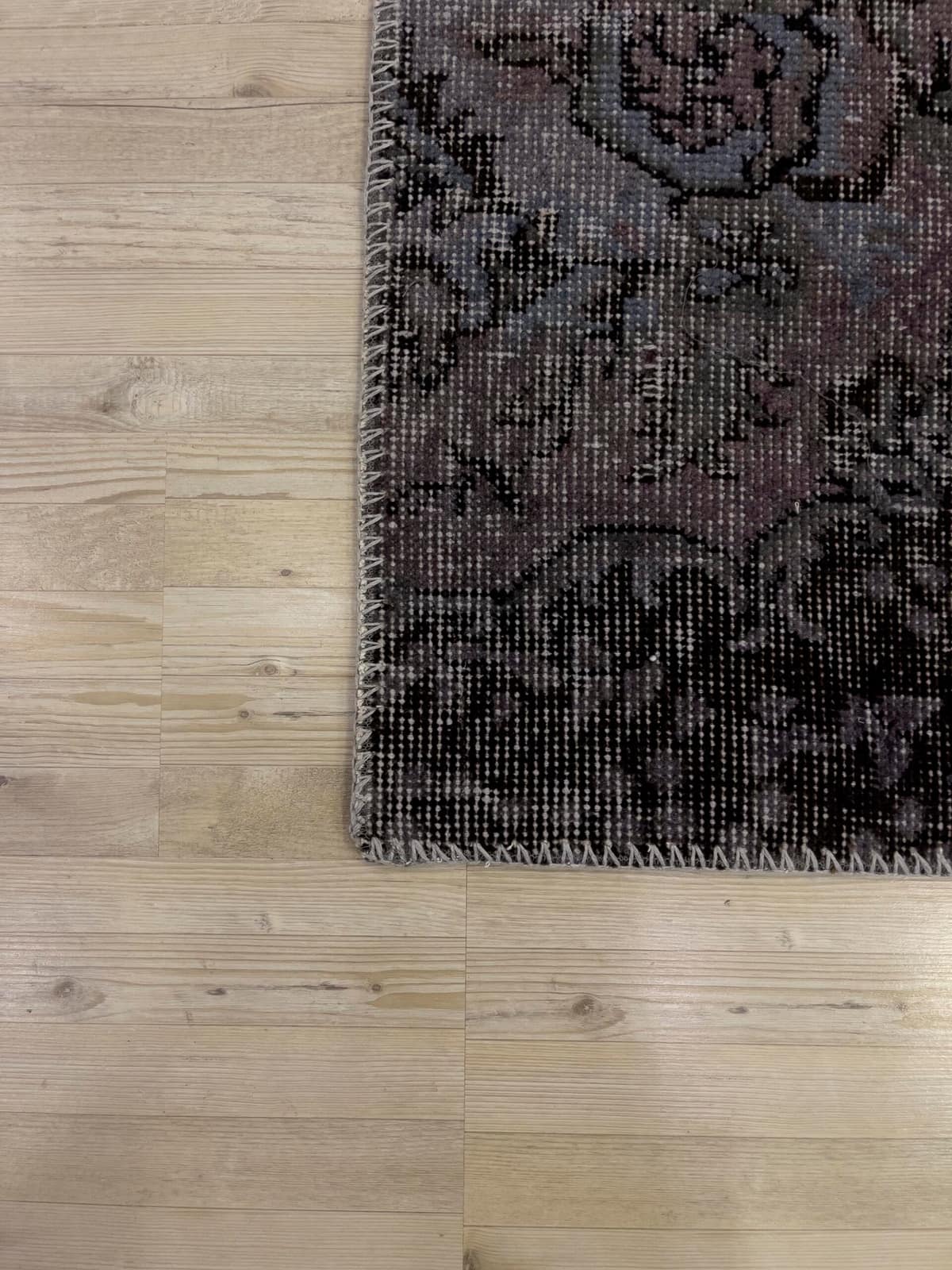 Unique Classic-Style Custom Patchwork Rug — detail view 4, handmade vintage rug