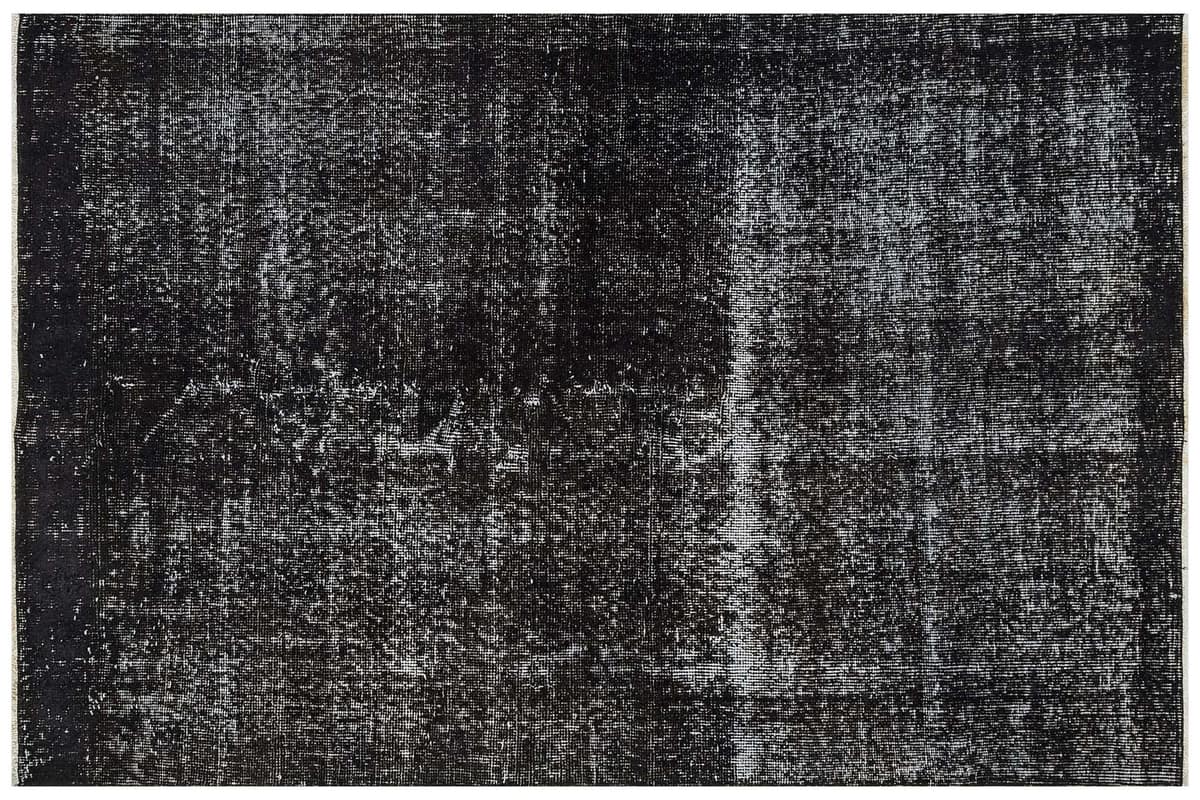 Distressed Vintage Handwoven Rug — detail view 3, handmade vintage rug