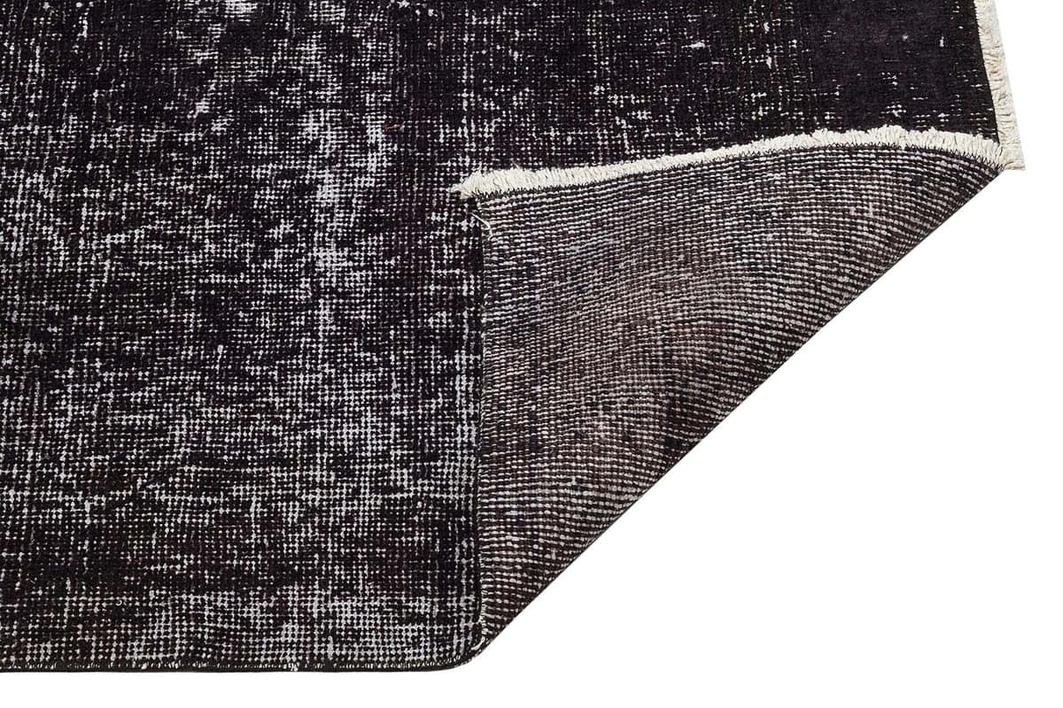 Distressed Vintage Handwoven Rug — detail view 2, handmade vintage rug