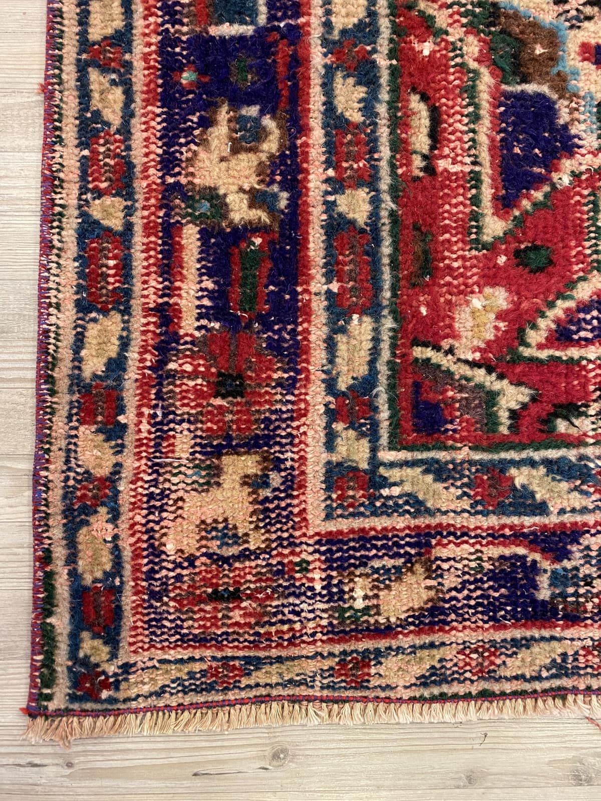Handwoven Custom-Designed Rug — detail view 4, handmade vintage rug