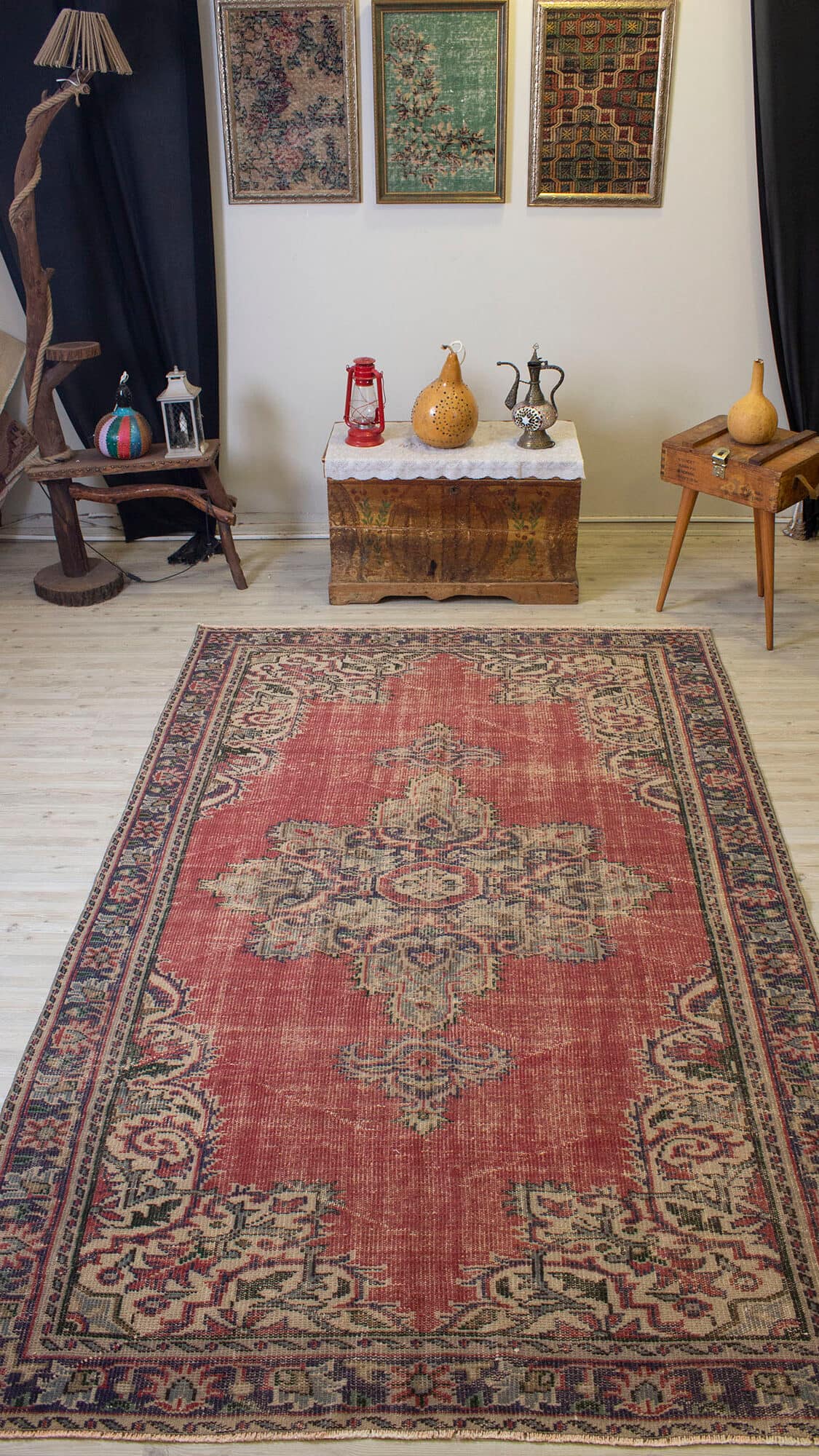 Handmade Anatolian Rug — detail view 5, handmade vintage rug