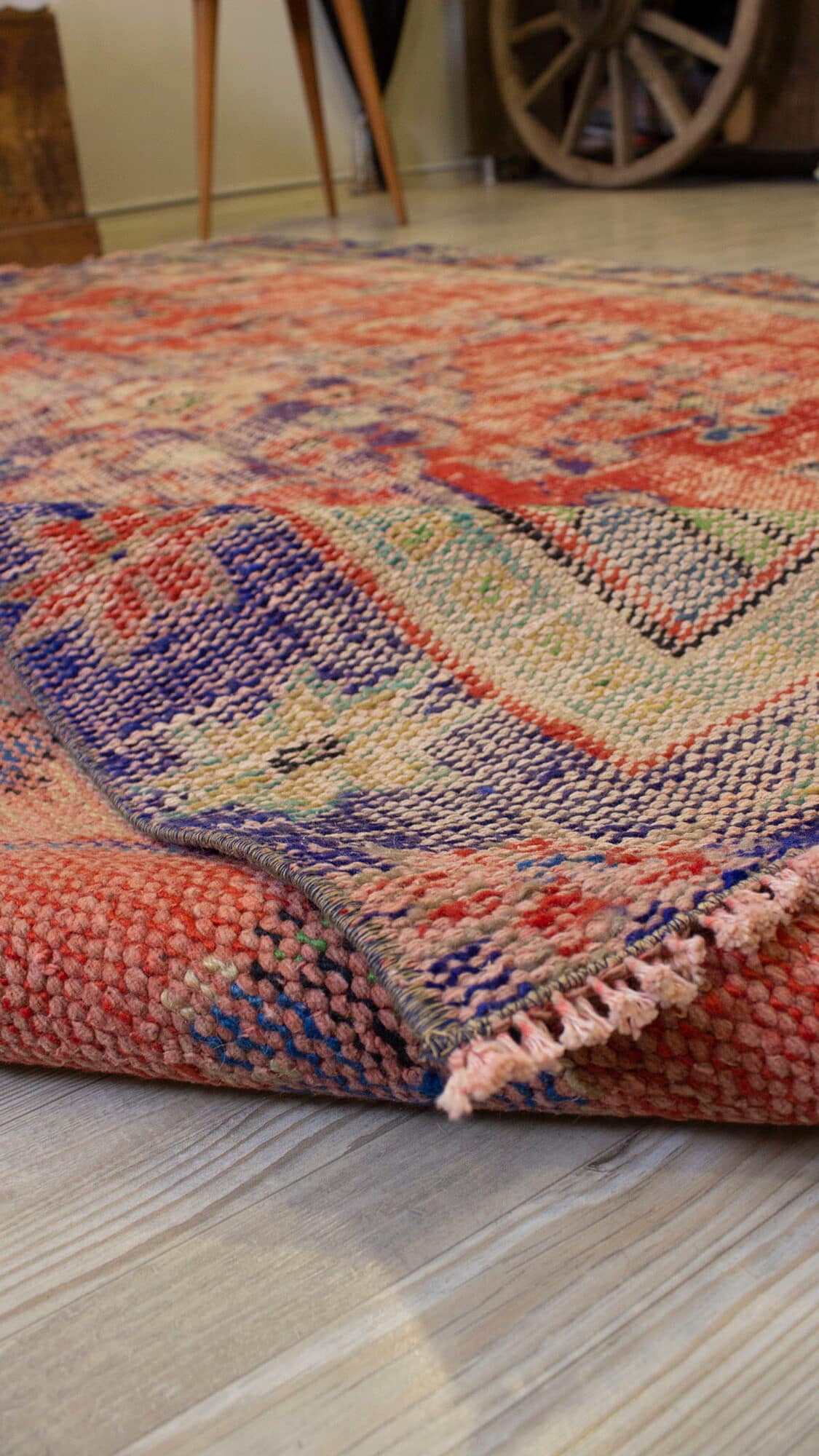 Traces of the Past Vintage Rug — detail view 3, handmade vintage rug