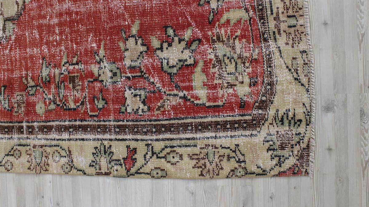 Vintage Handwoven Rug — detail view 4, handmade vintage rug