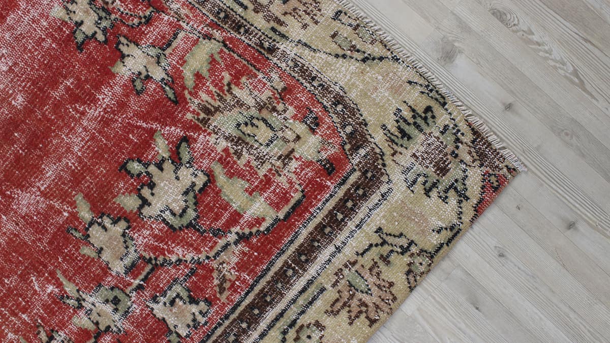 Vintage Handwoven Rug — detail view 5, handmade vintage rug