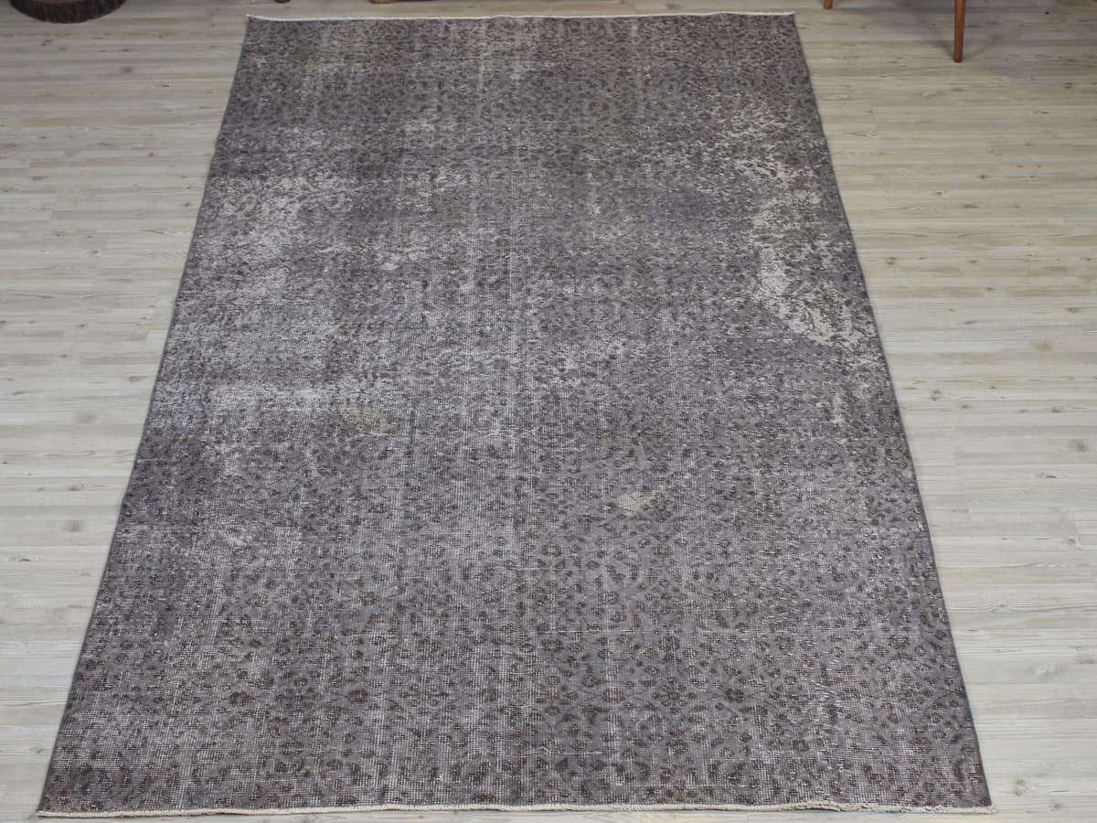 Distressed Handmade Vintage Rug — detail view 4, handmade vintage rug