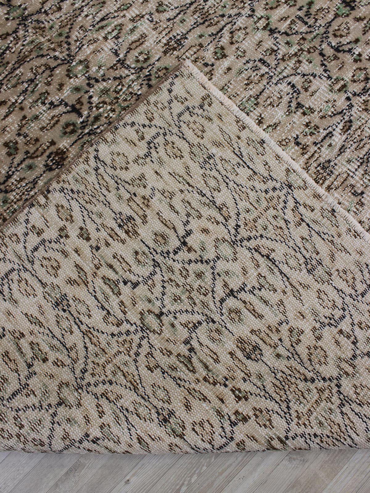 Handmade Rug — detail view 4, handmade vintage rug