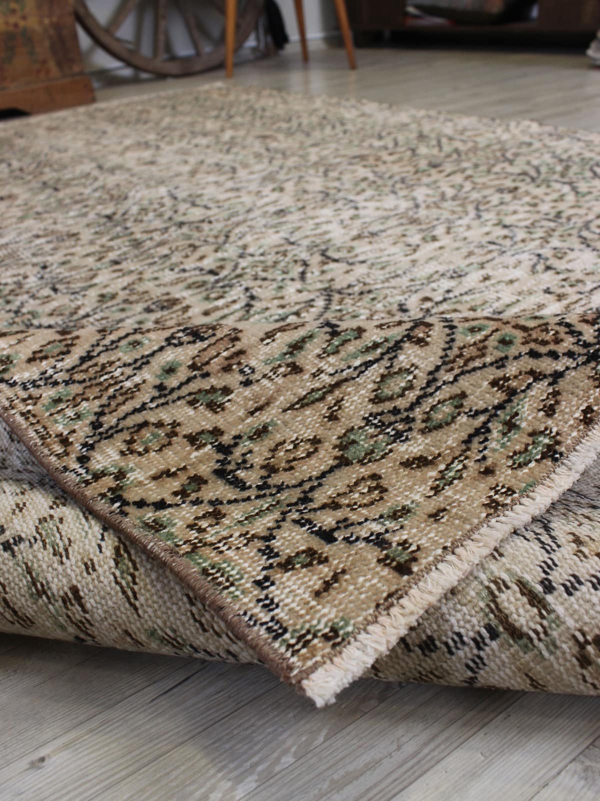 Handmade Rug — detail view 5, handmade vintage rug