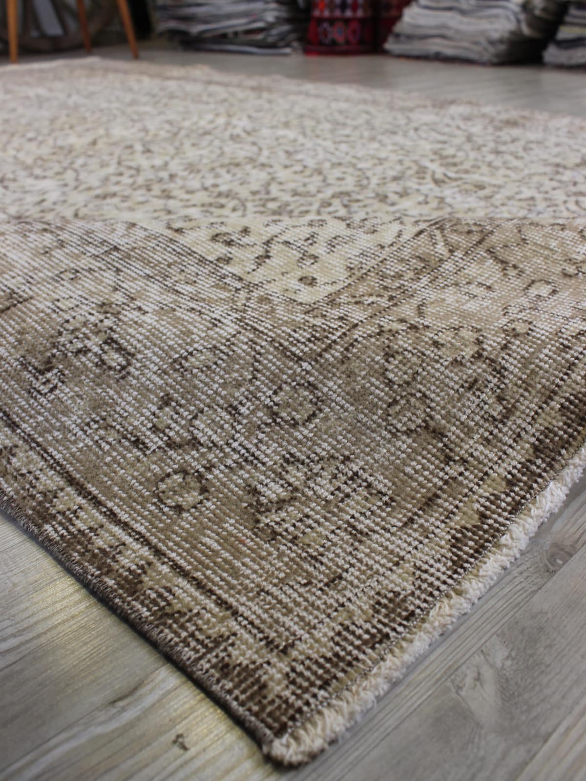 Vintage Handmade Rug — detail view 4, handmade vintage rug