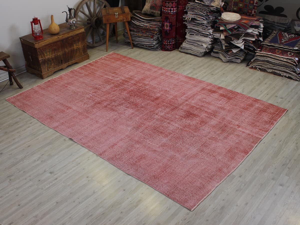 Handmade Vintage Wool Rug, vintage rug, Handmade, hand-knotted silk, size 196 × 297 cm, from Demirci