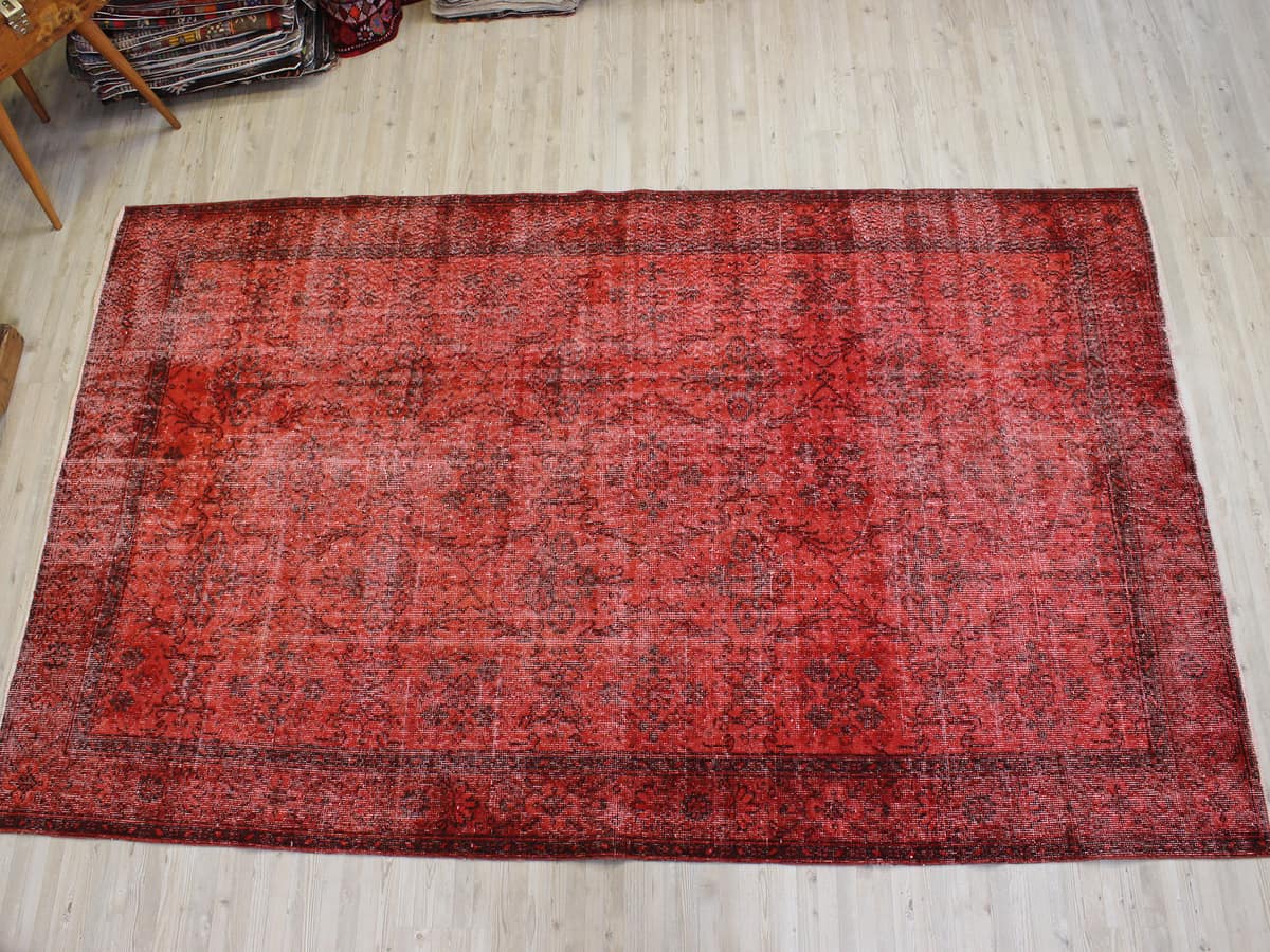 Vintage Handwoven Rug — detail view 2, handmade vintage rug