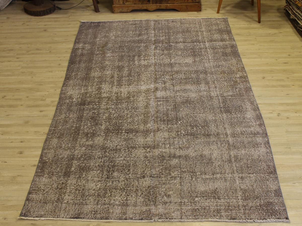 Vintage-Style Handwoven Wool Rug, vintage rug, Handmade, hand-knotted wool & cotton, size 145 × 245 cm, from Bursa