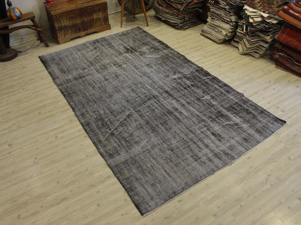 Vintage-Style Handwoven Wool Rug, vintage rug, Handmade, hand-knotted cotton, size 170 × 292 cm, from Milas