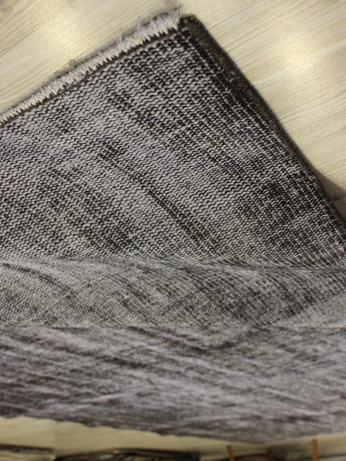 Vintage-Style Handwoven Wool Rug — detail view 5, handmade vintage rug