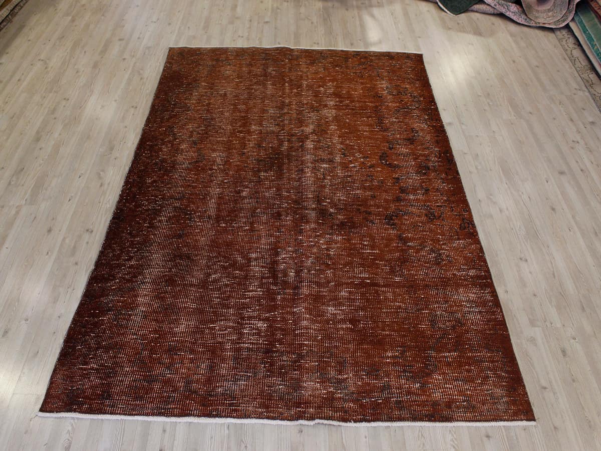 Vintage-Style Handmade Wool Rug — detail view 2, handmade vintage rug