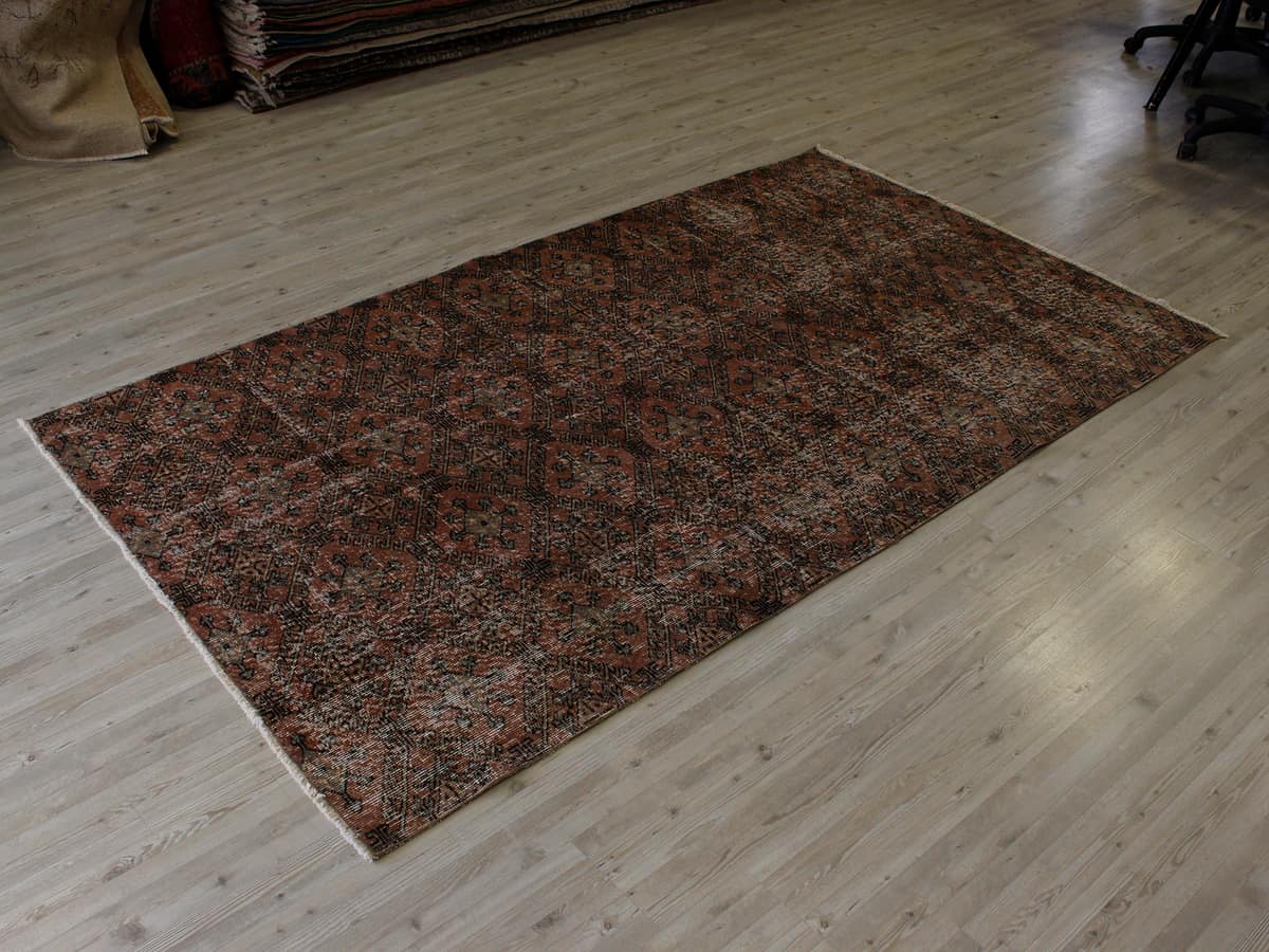 Handwoven Vintage Rug — detail view 2, handmade vintage rug