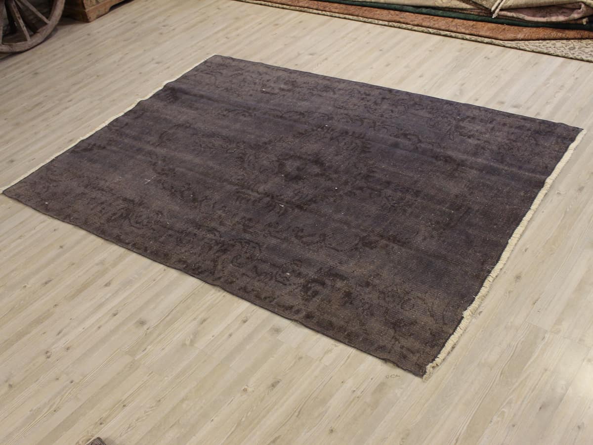 Vintage Handmade Wool Rug, vintage rug, Handmade, hand-knotted wool, size 142 × 198 cm, from Demirci