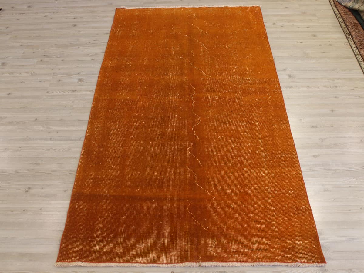 Vintage Hand-Woven Wool Rug — detail view 2, handmade vintage rug