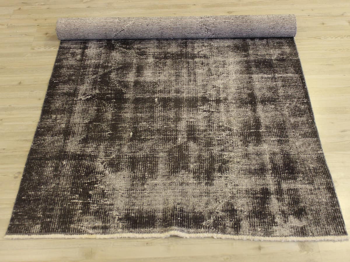 Vintage Handmade Wool Rug — detail view 3, handmade vintage rug