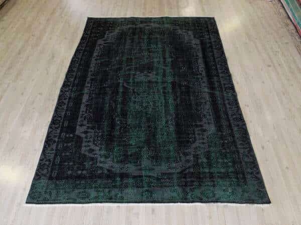 Handmade Distressed Rug, detail view 2, handmade rug, SKU 10659