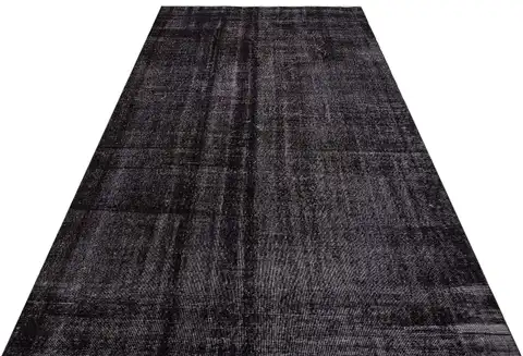 Unique Anatolian Vintage Distressed Hand-Woven Rug, Handmade rug, wool, cotton & silk wool/weave, size 174 × 362 cm, from Kars, SKU 9411