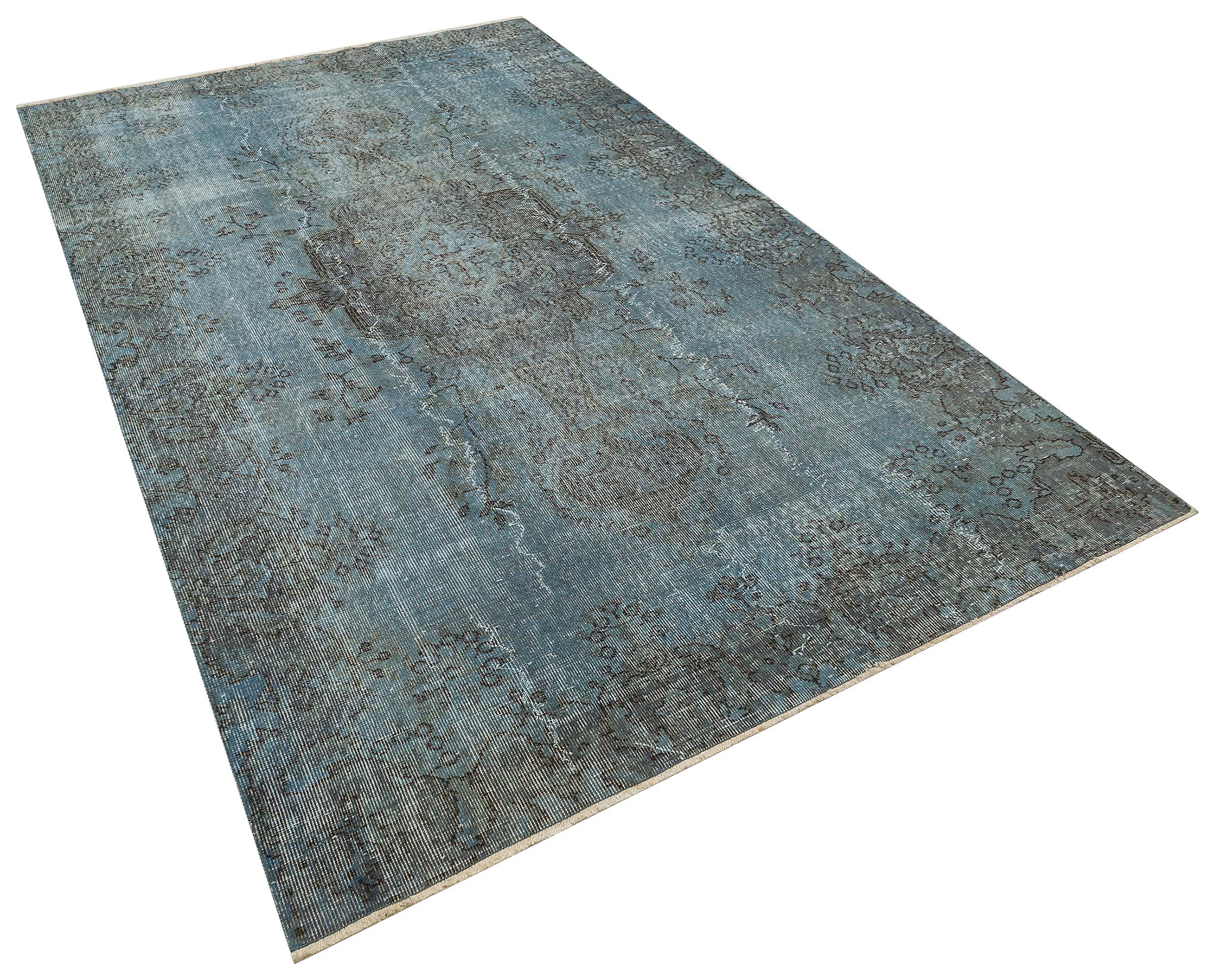 Handwoven Classic Rug, Handmade rug, wool, cotton & silk wool/weave, size 170 × 281 cm, from Konya, SKU 9991