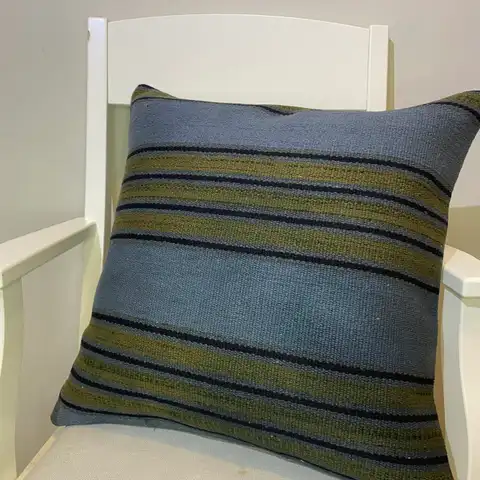 Hand-Woven Pillowcase, Kilim rug, cotton wool/weave, size 50 × 50 cm, from Kayseri, SKU 272