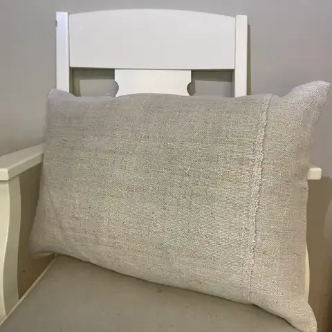 Handwoven Pillowcase, Kilim rug, wool, cotton & silk wool/weave, size 40 × 60 cm, from Yahyalı, SKU 532
