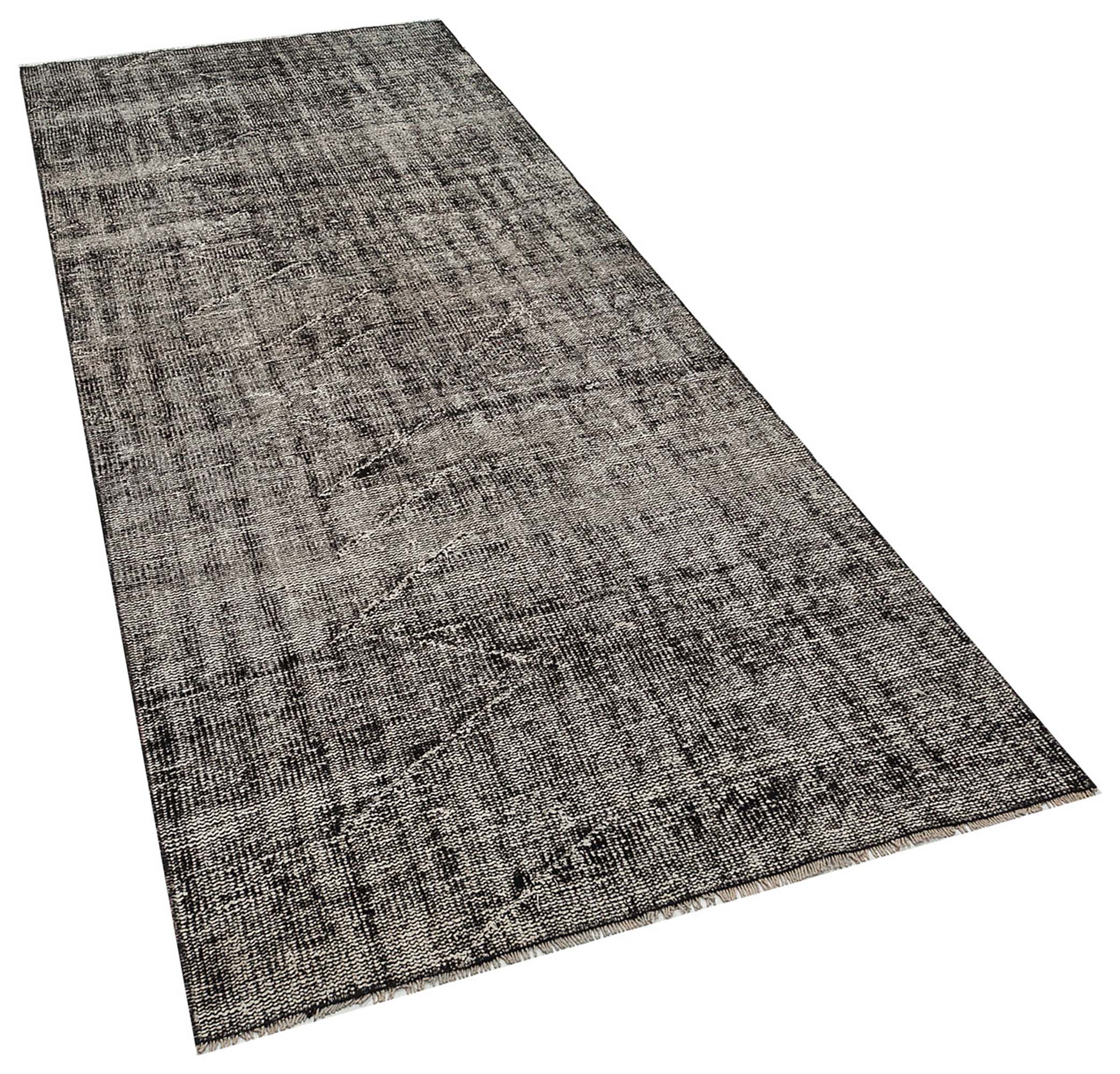 Distressed Hand-Woven Vintage Rug, Handmade rug, wool & cotton wool/weave, size 121 × 289 cm, from Van, SKU 8336
