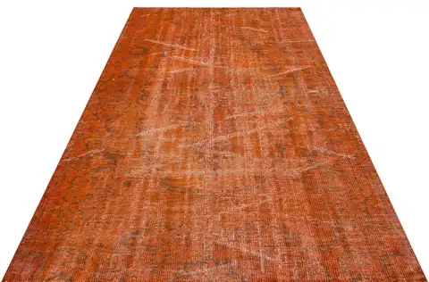 Vintage Distressed Wool Rug, Handmade rug, silk wool/weave, size 160 × 254 cm, from Kars, SKU 9723