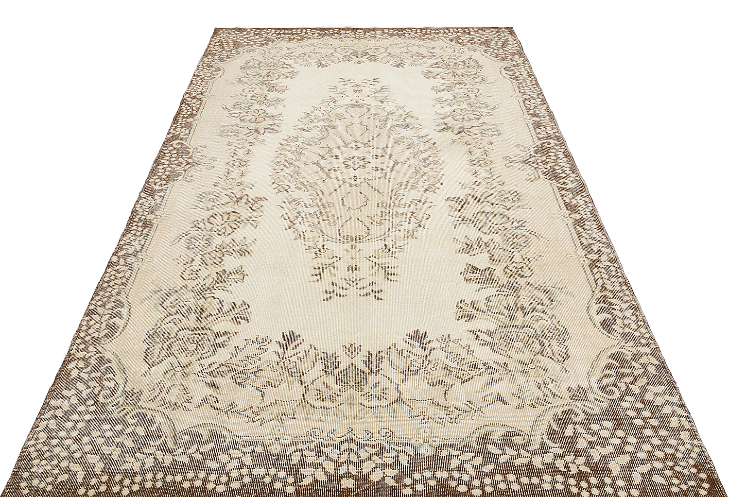 Vintage Wool-Woven Rug, Handmade rug, wool wool/weave, size 176 × 286 cm, from Bergama, SKU F1085