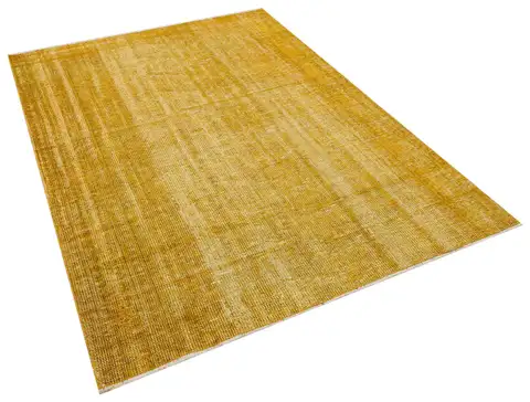 Vintage Hand-Woven Wool Rug, Handmade rug, wool & cotton wool/weave, size 162 × 231 cm, from Antalya, SKU 9950