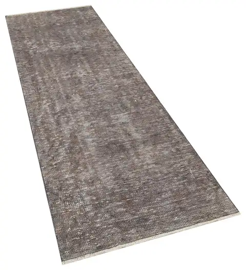 Hand-Woven Distressed Rug, Handmade rug, wool wool/weave, size 88 × 264 cm, from Kayseri, SKU 10037