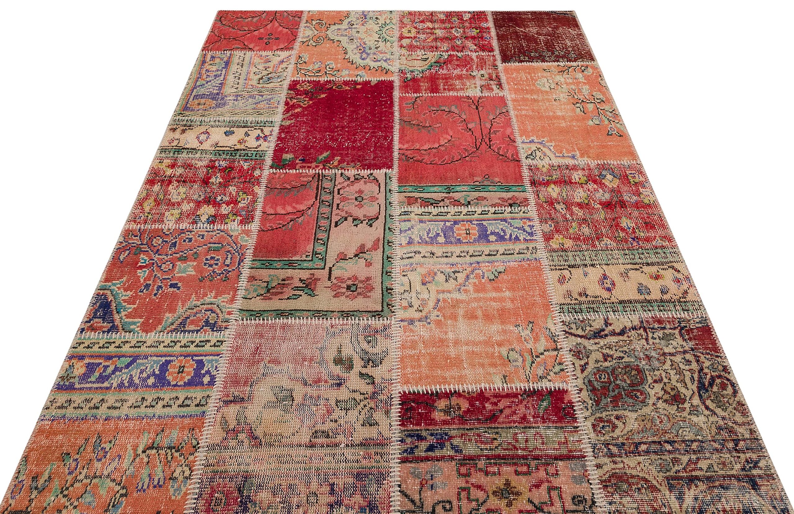 Vintage Hand-Woven Wool Rug, Handmade rug, wool wool/weave, size 160 × 230 cm, from Demirci, SKU 6227