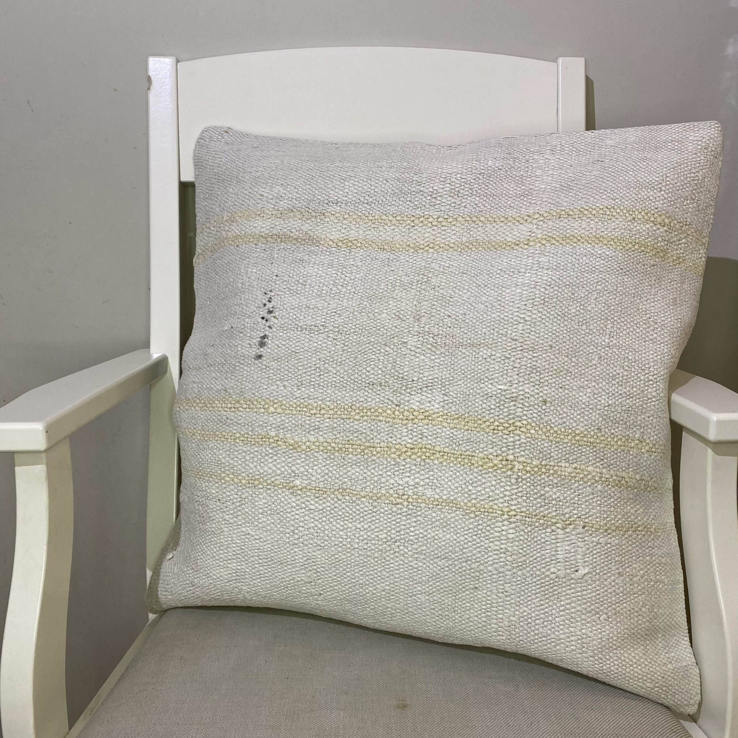 Hand-Woven Pillowcase, Kilim rug, wool wool/weave, size 50 × 50 cm, from Isparta, SKU 245