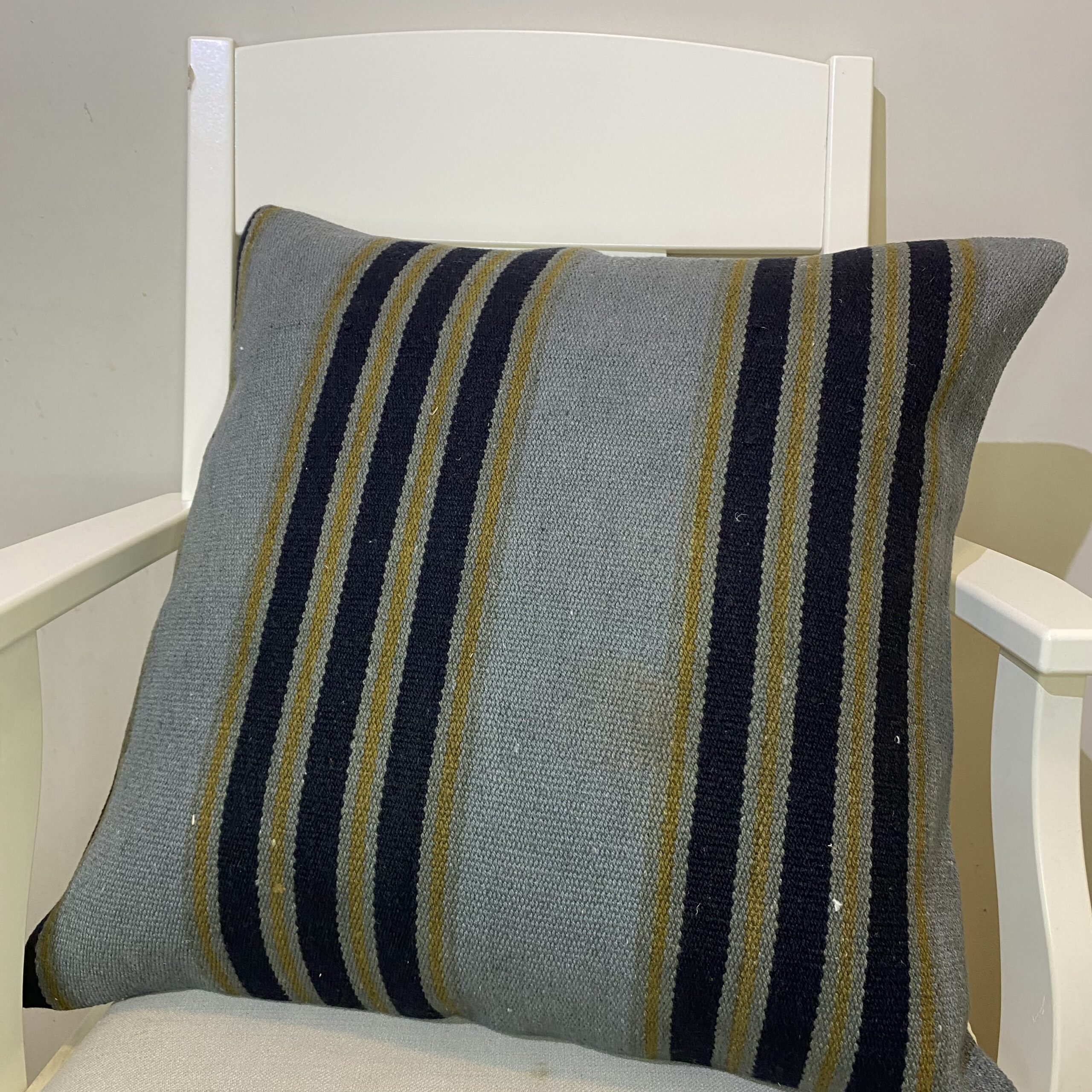 Hand-Woven Pillowcase, Kilim rug, wool wool/weave, size 50 × 50 cm, from Oushak, SKU 276