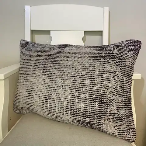 Hand-Woven Pillowcase, Kilim rug, wool wool/weave, size 40 × 60 cm, from Milas, SKU 530