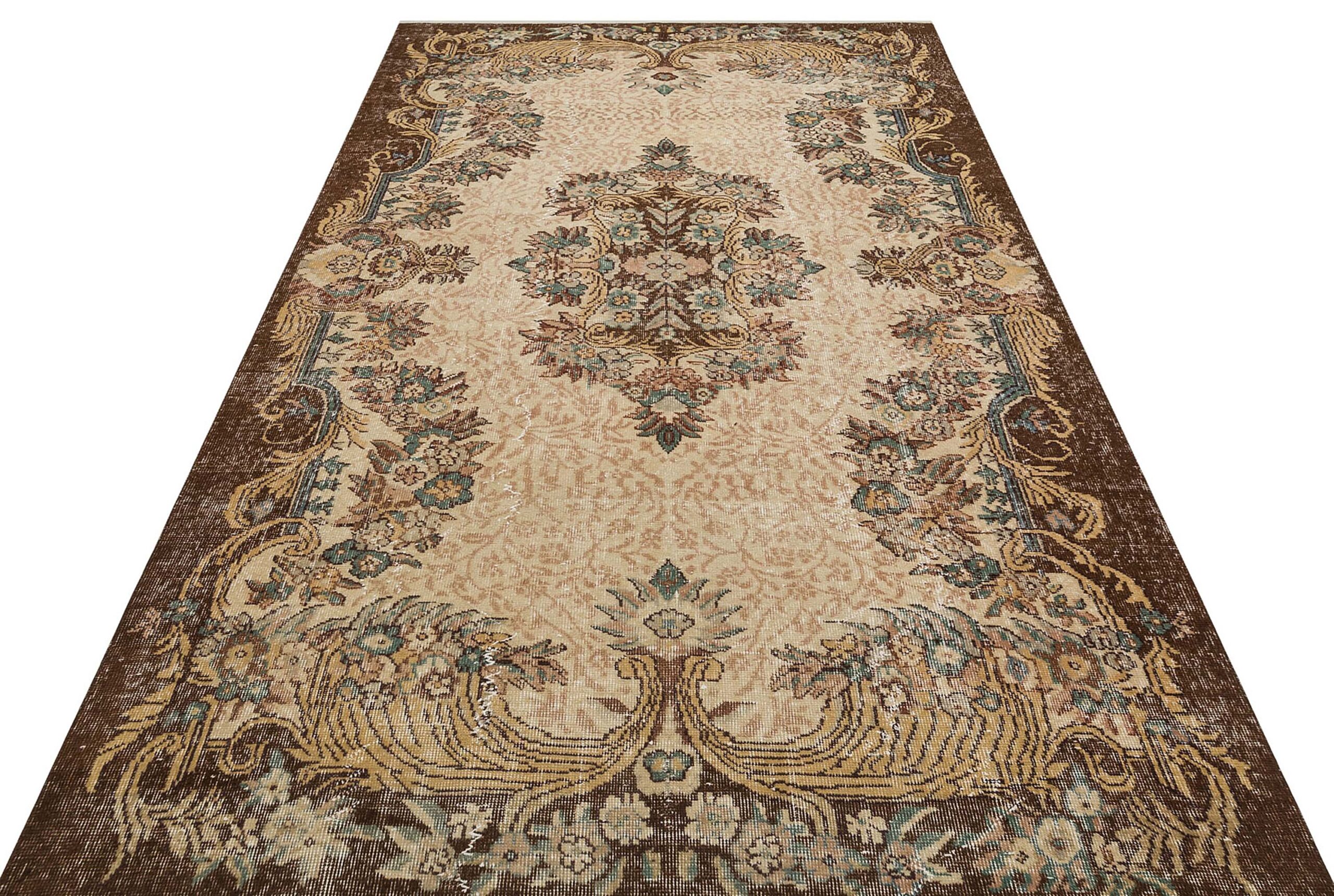 Classic, Modern, Vintage, Distressed, Handmade Rug, Handmade rug, cotton wool/weave, size 174 × 290 cm, from Kayseri, SKU 9178