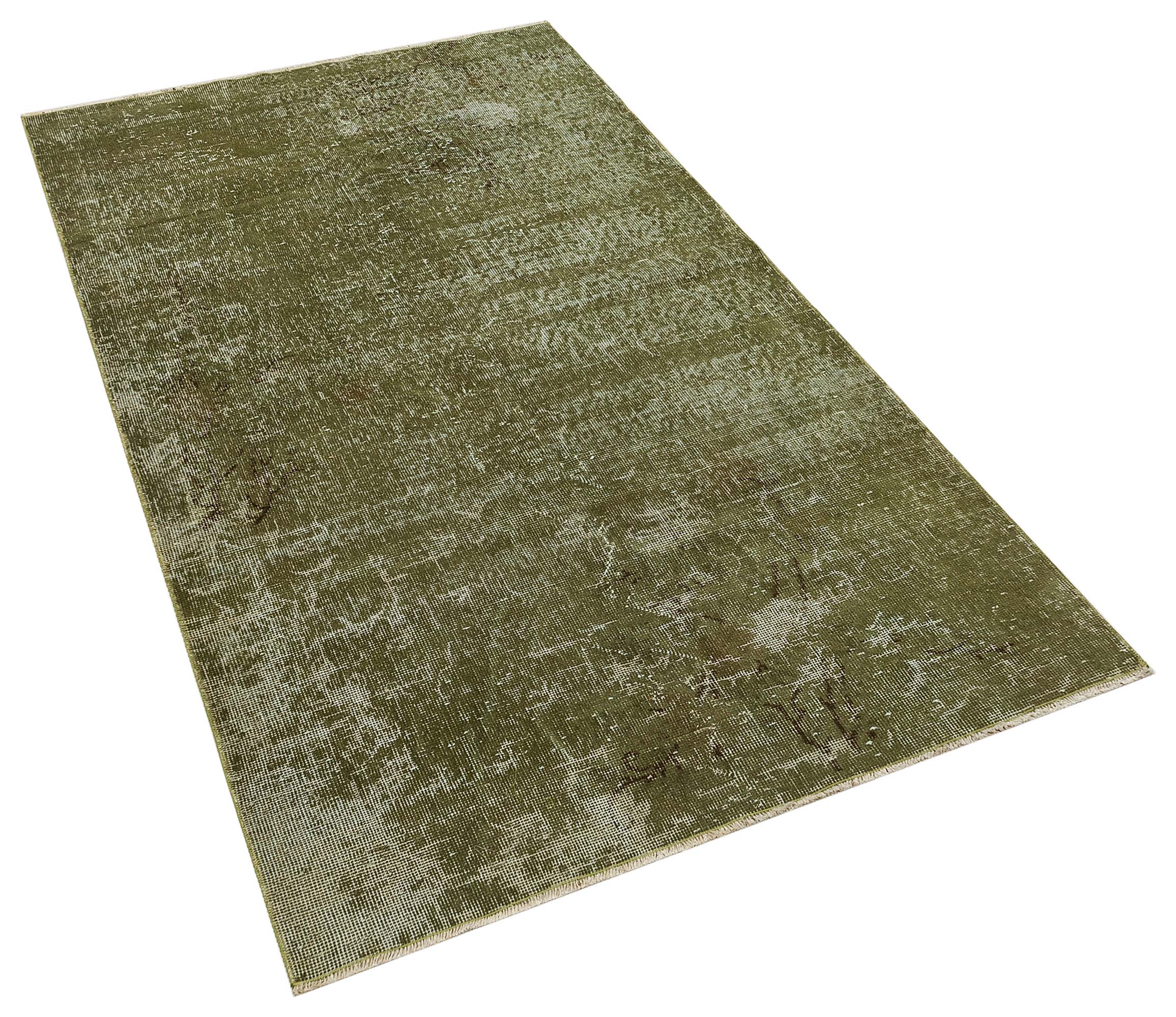 Vintage Rug Filled with Traces of the Past, Handmade rug, wool wool/weave, size 114 × 200 cm, from Oushak, SKU 10032