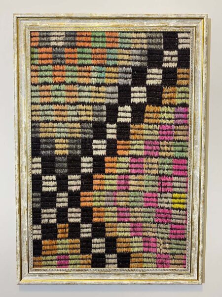 A Masterpiece Inspired by Turkish Rugs, Paintings rug, cotton wool/weave, size 50 × 70 cm, from Bursa, SKU T020