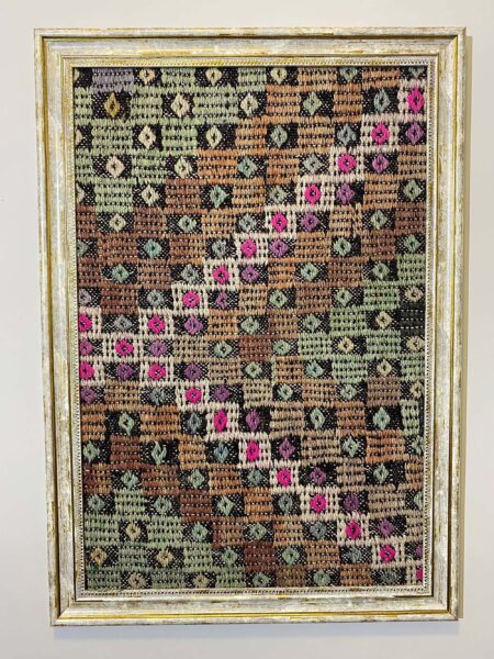 Nature's Legacy: Wool Artwork, Paintings rug, wool wool/weave, size 50 × 70 cm, from Milas, SKU T021