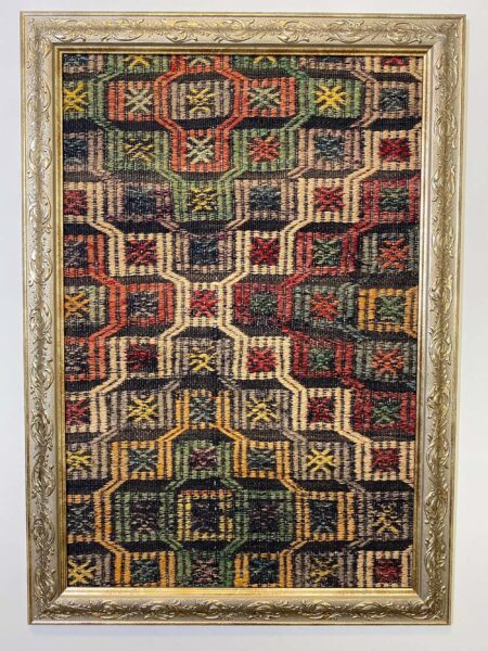 Traces of the Past Wool Tapestry, Paintings rug, wool wool/weave, size 50 × 70 cm, from Cappadocia, SKU T047