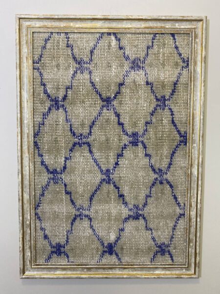 Nature's Legacy: A Work of Art Made of Wool, Paintings rug, silk wool/weave, size 50 × 70 cm, from Bergama, SKU T055