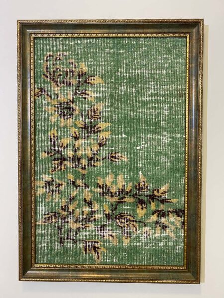"Soft Traces of Time" Painting, Paintings rug, wool wool/weave, size 50 × 70 cm, from Kayseri, SKU T062