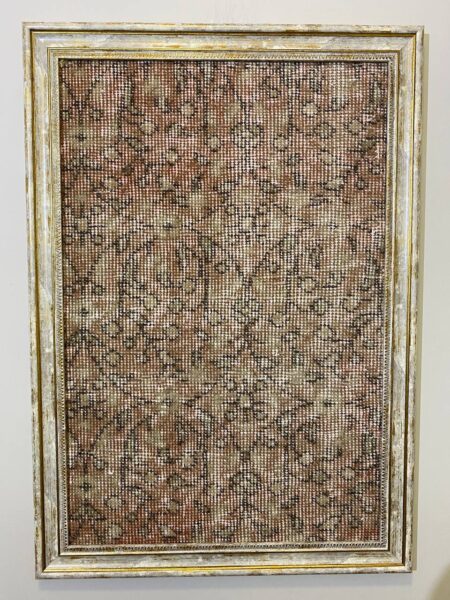 A Work Where Traditional Crafts and Art Meet, Paintings rug, silk wool/weave, size 50 × 70 cm, from Yahyalı, SKU T070