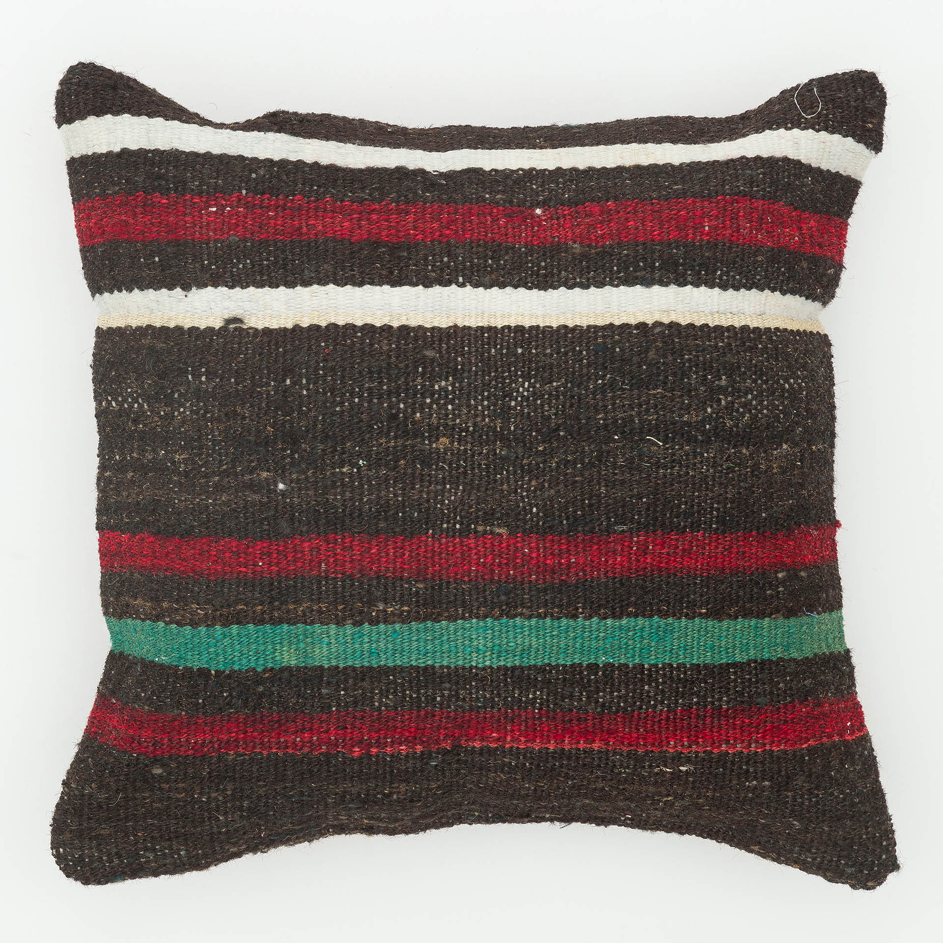 Hand-Woven Pillow Cover, Pillowcases rug, wool, cotton & silk wool/weave, size 40 × 40 cm, from Ladik, SKU 13695