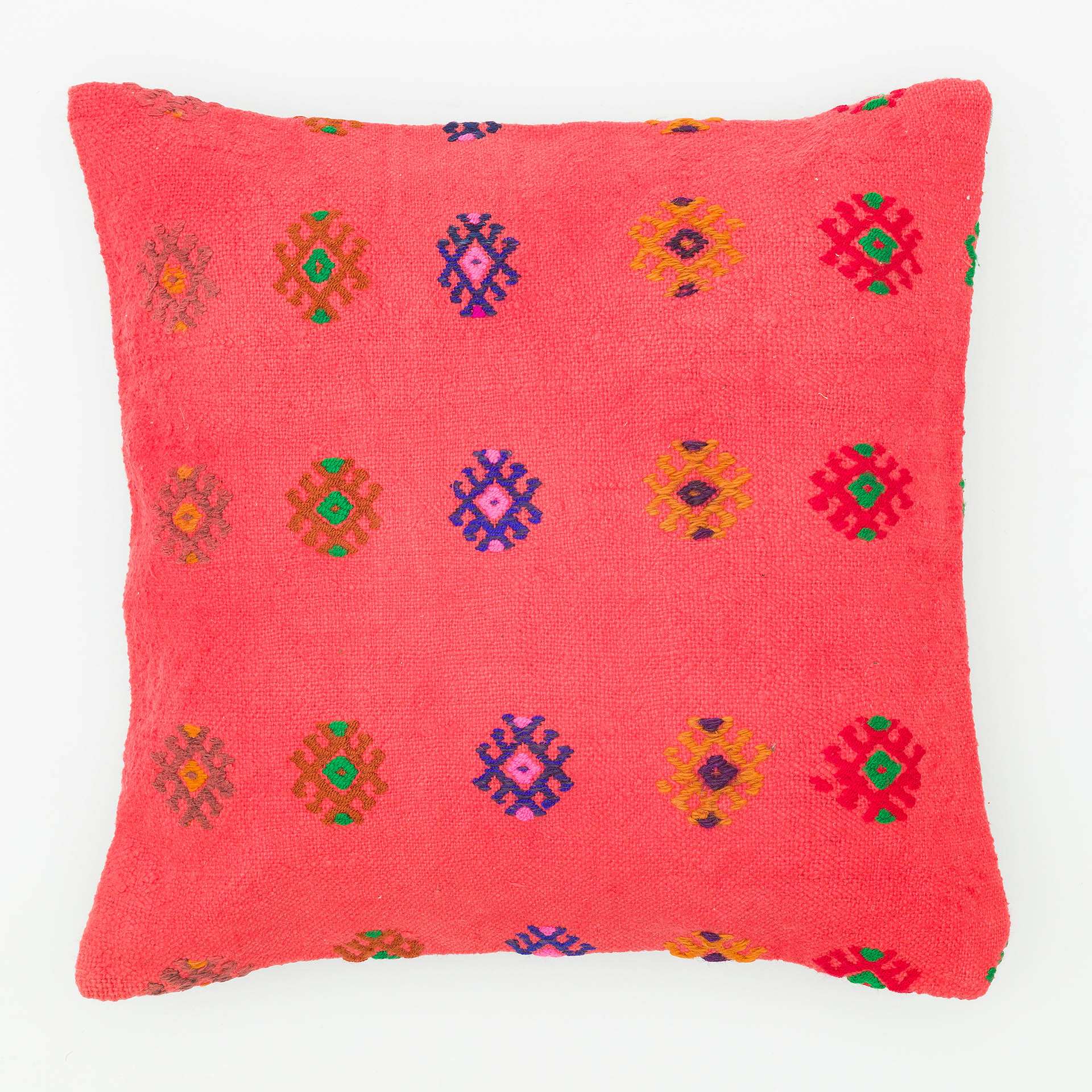 Hand-Woven Pillowcase, Pillowcases rug, cotton wool/weave, size 50 × 50 cm, from Cappadocia, SKU 13853