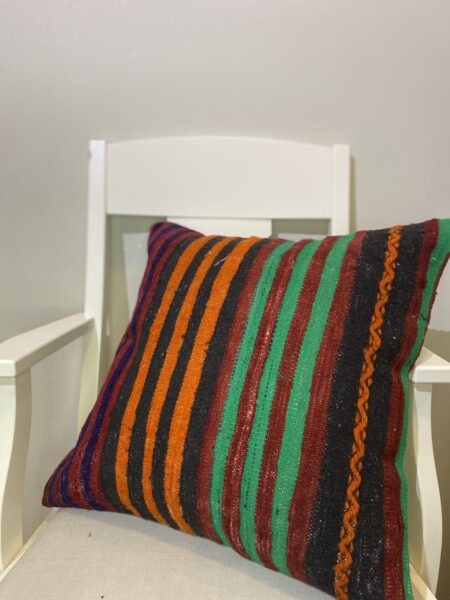 Hand-Woven Pillowcase, Pillowcases rug, wool wool/weave, size 50 × 50 cm, from Yahyalı, SKU 327